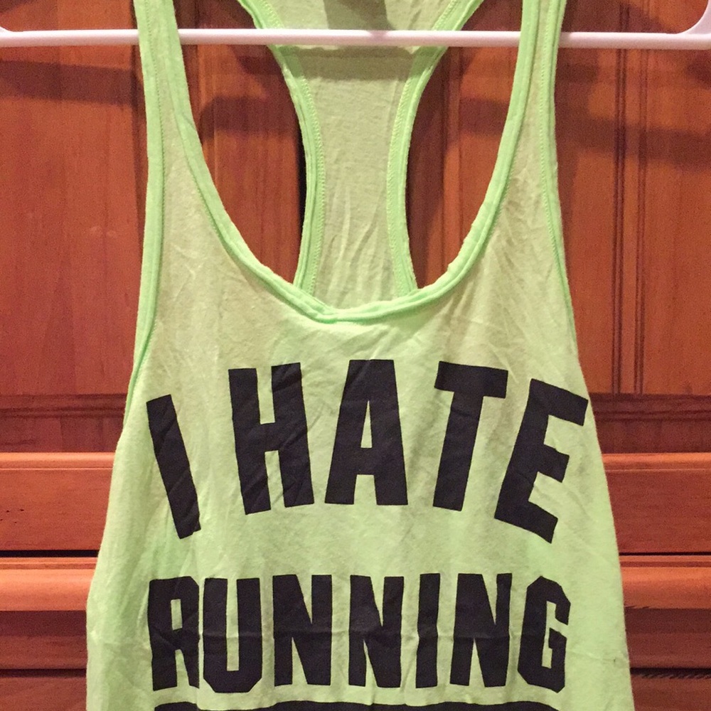 I hate running tank